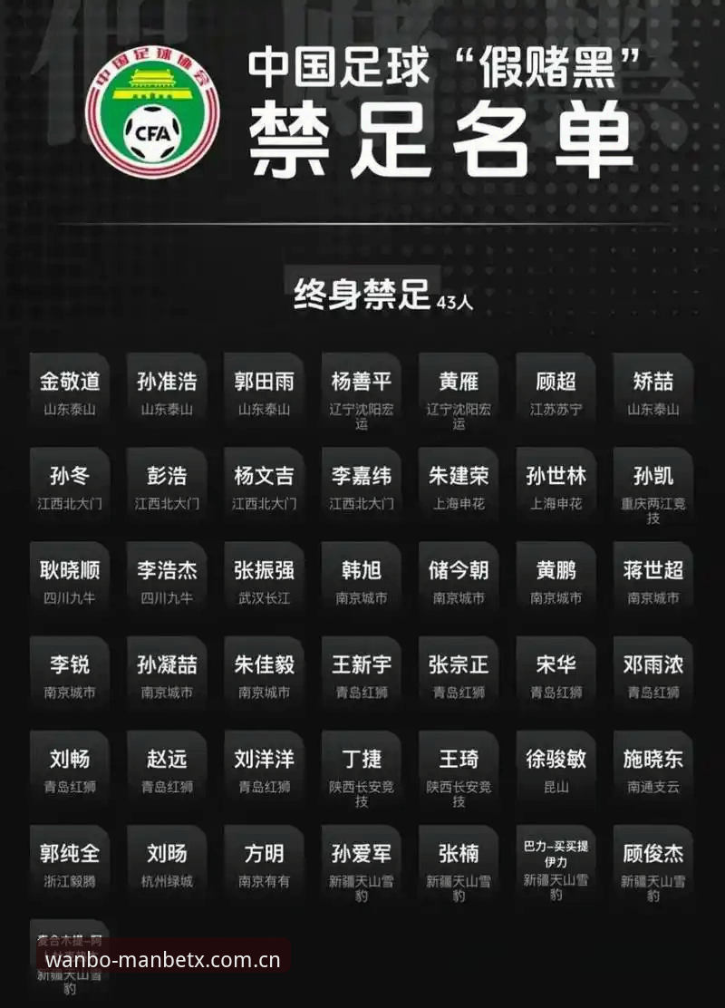 万博娱乐下载 万博体育平台用户解读足协第三批禁足名单操作教程